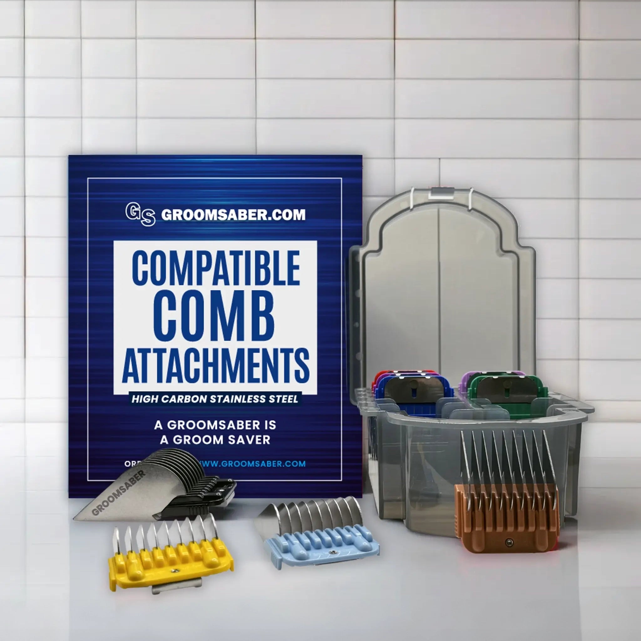 Nine Piece Comb Attachment Set (A5 Blade Compatible)